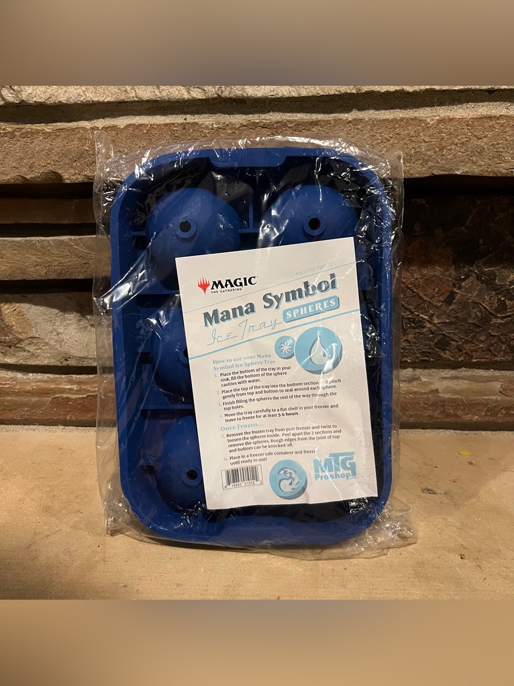 Magic the Gathering Ice Tray Spheres with Mana Markings
